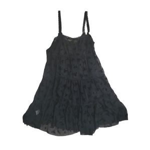 Intimately Free People Women's sheer black nightgown size Large